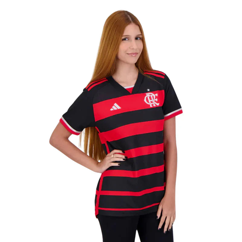 Camisa Flamengo Feminina 24/25 Home Rubro