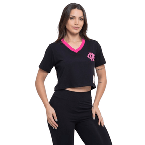 Cropped Flamengo Rosa Starter