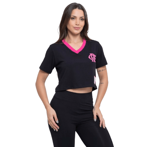 Cropped Flamengo Rosa Starter