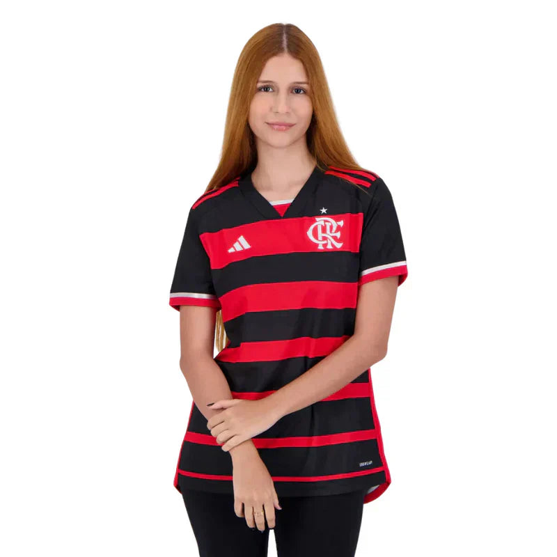 Camisa Flamengo Feminina 24/25 Home Rubro