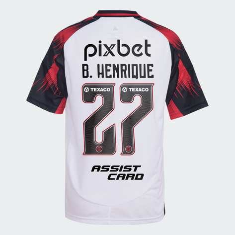 Manto Flamengo Jogo 2 Adidas 2025 – B. Henrique 17